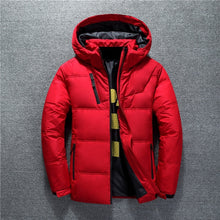 Load image into Gallery viewer, New Winter Jacket Men High Quality Fashion Casual Coat Hood Thick Warm Waterproof Down Jacket Male Winter Parkas Outerwear