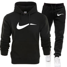 Load image into Gallery viewer, 2019 New Fashion Men Hoodies Suits Brand Tracksuit Men Hip Hop Sweatshirts+Sweatpants Autumn Winter Fleece Hooded Pullover