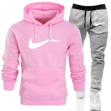 Load image into Gallery viewer, 2019 New Fashion Men Hoodies Suits Brand Tracksuit Men Hip Hop Sweatshirts+Sweatpants Autumn Winter Fleece Hooded Pullover
